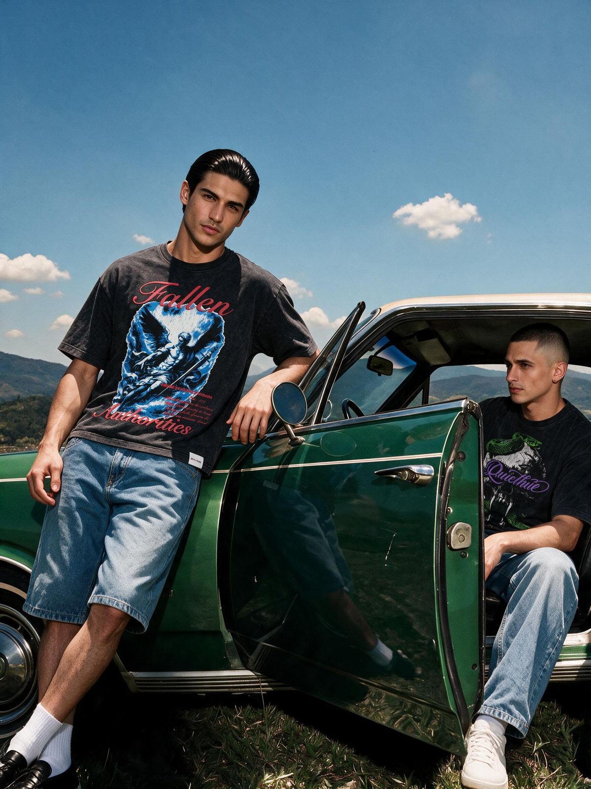 THE DARK ARCHIVE graphic tee bundle, two designs